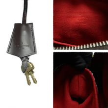 Load image into Gallery viewer, Louis Vuitton Doumo Damier Ebene Canvas Tote Bag Brown
