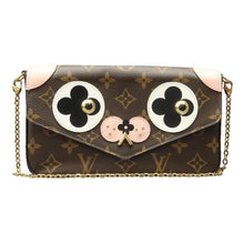 Load image into Gallery viewer, LOUIS VUITTON Felicie Dog Monogram Canvas Crossbody Bag Brown
