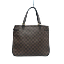 Load image into Gallery viewer, LOUIS VUITTON Uzes Daimer Ebene Canvas Satchel Bag Brown
