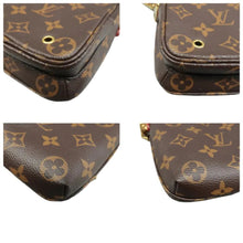 Load image into Gallery viewer, LOUIS VUITTON Utility Phone Sleeve Monogram Canvas Shoulder Bag Brown
