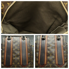 Load image into Gallery viewer, Louis Vuitton Bequia Porte Monogram Canvas Satchel Bag Brown
