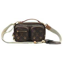 Load image into Gallery viewer, Louis Vuitton Utility  Monogram Canvas Satchel Bag Brown
