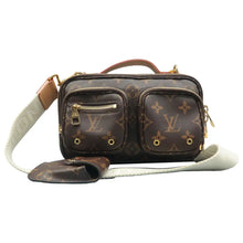 Load image into Gallery viewer, Louis Vuitton Utility Monogram Canvas Satchel Bag Brown
