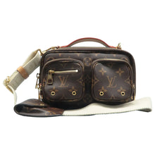 Load image into Gallery viewer, Louis Vuitton Utility Monogram Canvas Satchel Bag Brown
