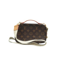 Load image into Gallery viewer, Louis Vuitton Utility Monogram Canvas Satchel Bag Brown
