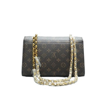 Load image into Gallery viewer, Louis Vuitton Victorine Monogram Canvas Shoulder Bag Brown
