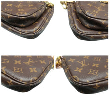 Load image into Gallery viewer, Louis Vuitton Multi Pochette Accessories Canvas Leather Satchel Bag Brown
