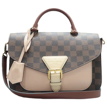 Load image into Gallery viewer, Louis Vuitton Beaumarchais Damier Ebene Canvas Satchel Bag Brown
