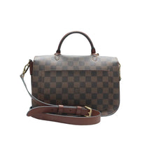 Load image into Gallery viewer, Louis Vuitton Beaumarchais Damier Ebene Canvas Satchel Bag Brown
