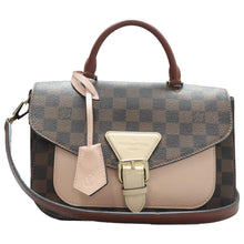 Load image into Gallery viewer, Louis Vuitton Beaumarchais Damier Ebene Canvas Satchel Bag Brown
