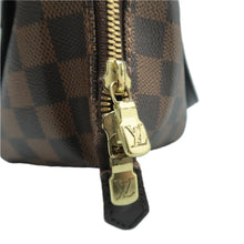 Load image into Gallery viewer, Louis Vuitton Belem Damier Ebene Canvas Tote Bag Brown
