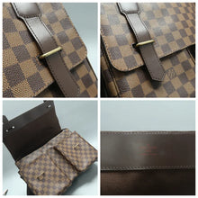 Load image into Gallery viewer, Louis Vuitton Broadway  Damier Ebene Messenger Bag Brown
