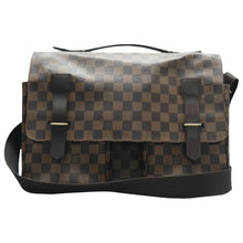 Load image into Gallery viewer, Louis Vuitton Broadway  Damier Ebene Messenger Bag Brown
