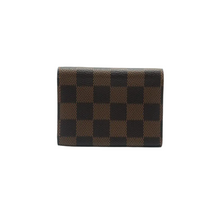 Load image into Gallery viewer, Louis Vuitton Damier Ebene Brown Canvas Wallet - Front View
