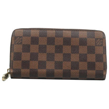 Load image into Gallery viewer, Louis Vuitton Zippy Damier Ebene Canvas Wallet  Brown
