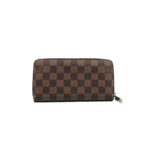 Load image into Gallery viewer, Louis Vuitton Zippy Damier Ebene Canvas Wallet  Brown
