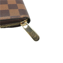 Load image into Gallery viewer, Louis Vuitton Zippy Damier Ebene Canvas Wallet  Brown
