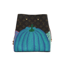 Load image into Gallery viewer, Louis Vuitton LV X YK Kusama Pumpkin Neonoe MM Monogram Canvas Crossbody Bag Brown
