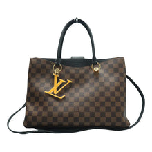 Load image into Gallery viewer, Louis Vuitton LV Riverside Damier Ebene Shoulder Bag Black

