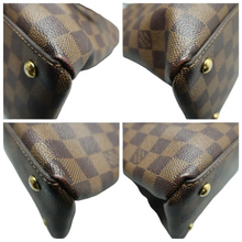Load image into Gallery viewer, Louis Vuitton Riverside Damier Ebene Canvas Satchel Bag Brown
