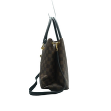 Load image into Gallery viewer, Louis Vuitton Riverside Damier Ebene Canvas Satchel Bag Brown
