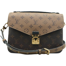 Load image into Gallery viewer, LOUIS VUITTON Metis Monogram Canvas Satchel Bag Brown
