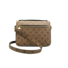 Load image into Gallery viewer, LOUIS VUITTON Metis Monogram Canvas Satchel Bag Brown
