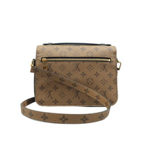 Load image into Gallery viewer, Louis Vuitton Metis Pochette Reverse Monogram Canvas Crossbody Bag Brown
