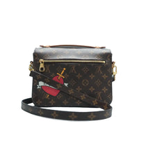 Load image into Gallery viewer, Louis Vuitton Metis Monogram Patches Canvas Satchel Bag Brown
