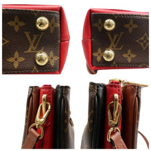 Load image into Gallery viewer, LOUIS VUITTON Millefeuille Monogram Canvas Satchel Bag Brown
