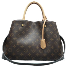 Load image into Gallery viewer, Louis Vuitton Montaigne Monogram Canvas Satchel Bag Brown
