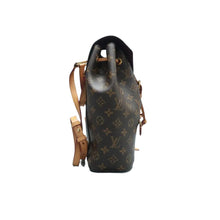 Load image into Gallery viewer, LOUIS VUITTION Montsouris Monogram Canvas Backpack Bag Brown
