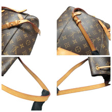 Load image into Gallery viewer, LOUIS VUITTION Montsouris Monogram Canvas Backpack Bag Brown
