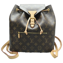 Load image into Gallery viewer, Louis Vuitton Montsouris Monogram Canvas Backpack Bag Brown
