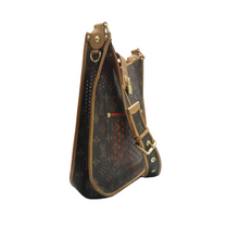 Load image into Gallery viewer, Louis Vuitton Musette Monogram Perforated Canvas Shoulder Bag Brown
