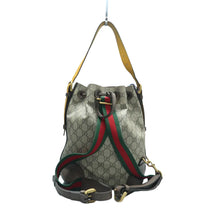 Load image into Gallery viewer, Gucci Neo Vintage GG Monogram Canvas Backpack Brown
