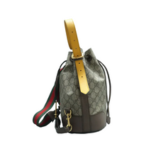 Load image into Gallery viewer, GUCCI Neo Vintage Canvas Backpack Bag Brown
