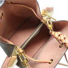 Load image into Gallery viewer, Louis Vuitton Neonoe MM Braided Monogram Shoulder Bag Peach Cream
