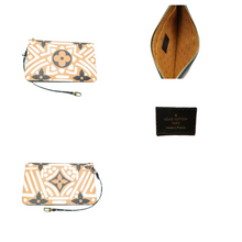 Load image into Gallery viewer, Louis Vuitton Neverfull MM W/P Monogram Crafty Canvas Shoulder Bag Creme Caramel
