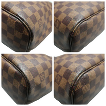 Load image into Gallery viewer, Louis Vuitton Neverfull MM W/P Damier Ebene Canvas Shoulder Bag Brown
