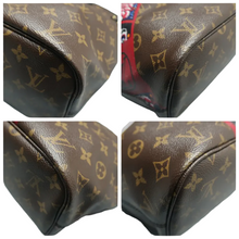 Load image into Gallery viewer, Louis Vuitton Neverfull MM W/P Kabuki Monogram Canvas Shoulder Bag Brown
