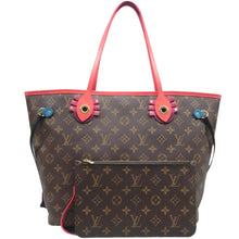 Load image into Gallery viewer, LOUIS VUITTON Neverfull MM Flamingo Monogram Canvas Shoulder Bag Brown
