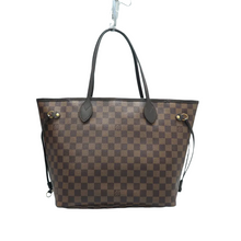 Load image into Gallery viewer, Louis Vuitton Neverfull MM W/P Damier Ebene Canvas Shoulder Bag Brown
