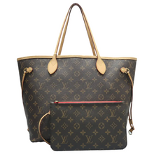 Load image into Gallery viewer, Louis Vuitton Neverfull MM W/P Monogram Canvas Shoulder Bag Brown
