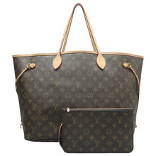 Load image into Gallery viewer, Louis Vuitton Neverfull GM W/P Monogram Canvas Shoulder Bag Brown
