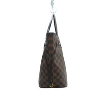 Load image into Gallery viewer, Louis Vuitton Neverfull MM Damier Ebene Canvas Shoulder Bag Brown
