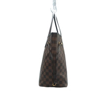 Load image into Gallery viewer, Louis Vuitton Neverfull MM Damier Ebene Canvas Shoulder Bag Brown
