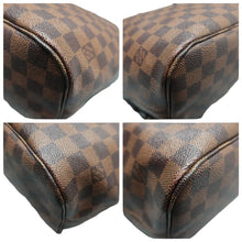 Load image into Gallery viewer, Louis Vuitton Neverfull MM Damier Ebene Canvas Shoulder Bag Brown
