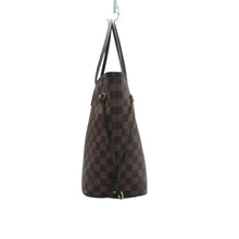 Load image into Gallery viewer, Louis Vuitton Neverfull MM Damier Ebene Canvas Shoulder Bag Brown
