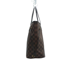 Load image into Gallery viewer, Louis Vuitton Neverfull Damier Ebene Canvas Shoulder Bag Brown
